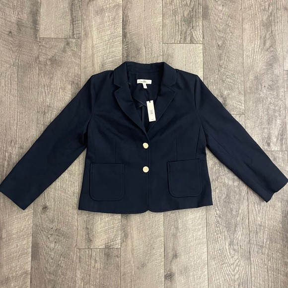Banana Republic Jackets & Blazers - Banana Republic Womens Navy Blue Blazer Jacket 603618-00-1 Size S NEW